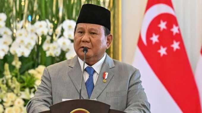 Presiden RI Prabowo Subianto