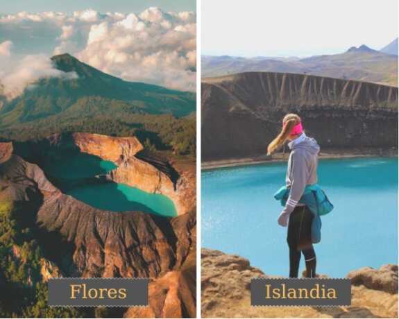 Persamaan Kawah Kelimutu di Flores dan Kawah Fiti Islandia.