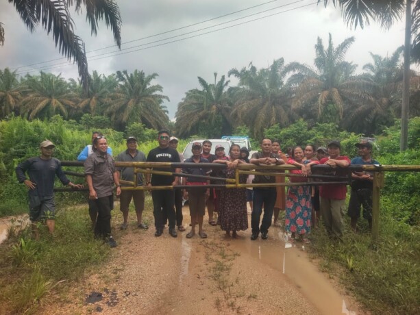 Ormas Grib Jaya dampingi masyarakat adat dayak desa pondok damar melawan pt. Sapta karya damai
