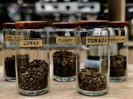 Ilustrasi kopi khas Indonesia.