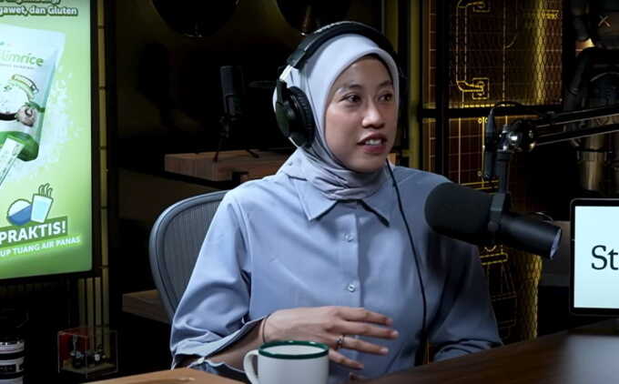 Atlet Voli Indonesia Megawati saat menjadi bintang tamu di Podcast Deddy Corbuzier. (Foto Tangkapan Layar YouTube Deddy Corbuzier)