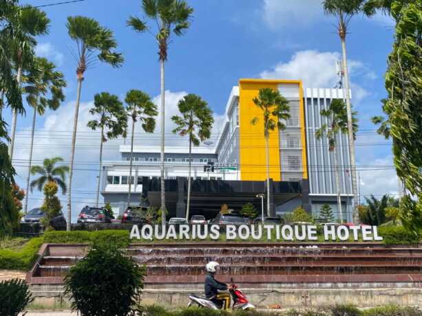 Hotel Aquarius di Jalan Jenderal Sudirman. MIFTAH/KALTENG POS