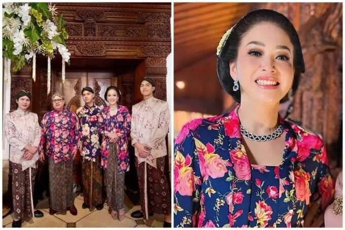 Potret Maia Estianty saat proses siraman menjelang pernikahan Al Ghazali.