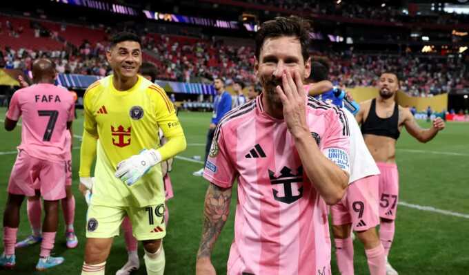 Lionel Messi jadi pemain terbaik dalam laga Inter Miami Vs Porto. FIFA