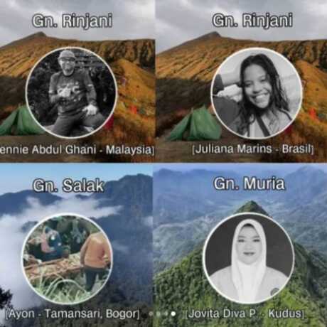 Pendaki yang meninggal di gunung Indonesia.