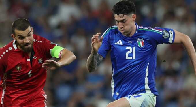 Timnas Italia meraih kemenangan 2-0 atas Moldova dalam laga kualifikasi Piala Dunia 2026 yang digelar di Stadion Mapei, Selasa (10/6/2025) dini hari WIB FOTO: Facebook Nazionale Italiana di Calcio)