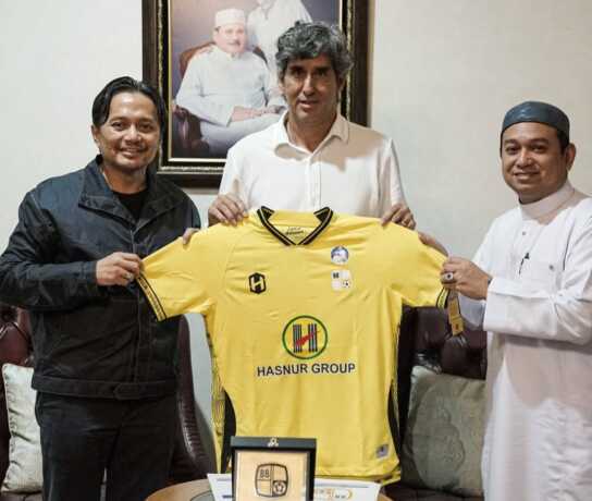 Stefano Cugurra bersama Owner PS Barito Putera, Hasnuryadi Sulaiman. INSTAGRAM