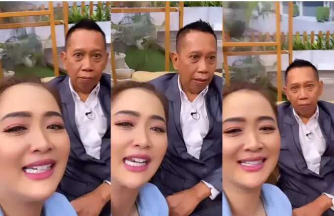 Vega Darmanti berfoto bersama Tukul Arwana setelah sekian lama berpisah. (Instagram @vegadarwanti123)