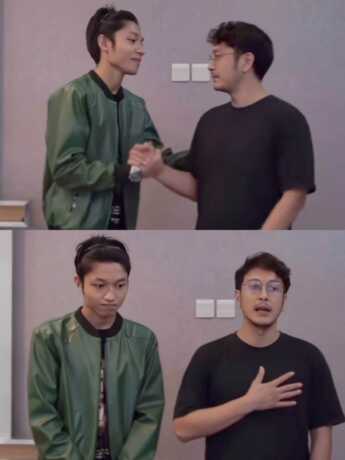 Dimas Anggara mengakui kesalahannya dan meminta maaf karena telah menampar Keisha Alvaro di lokasi syuting. SCREENSHOOT VIDEO KLARIFIKASI