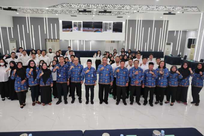 Kementerian Agraria dan Tata Ruang/Badan Pertanahan Nasional (ATR/BPN) menggelar kegiatan Pembekalan Calon Pegawai Negeri Sipil (CPNS) Tahun Anggaran (TA) 2024 pada Senin (2/6/2025)