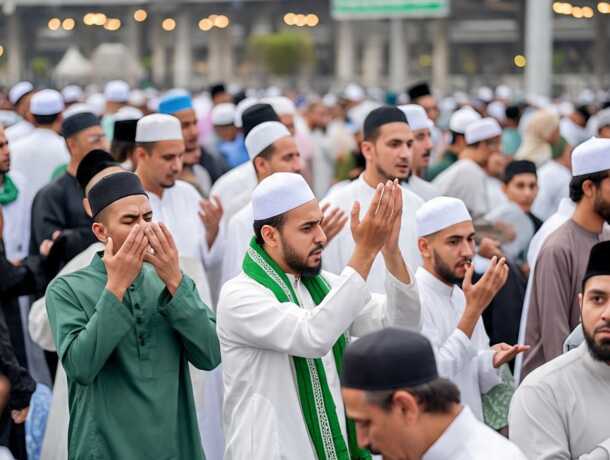 Ilustrasi; Umat Islam mengumandangkan takbir Idul Adha