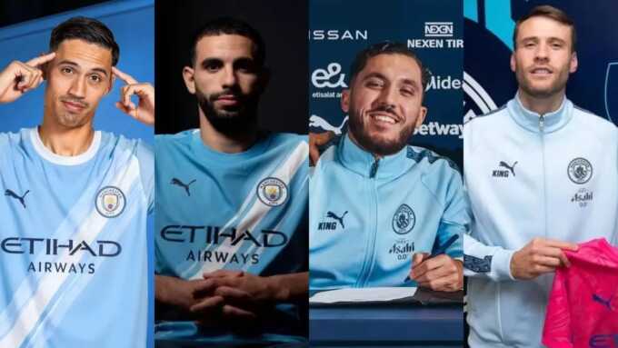 Empat pemain rekrutan baru Manchester City yang akan debut pada Piala Dunia Antarklub 2025. (Sumber: glnews.id)