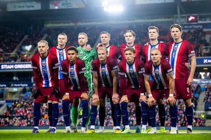 Timnas Norwegia pada pertandingan kualifikasi Piala Dunia 2026 zona UEFA. (Foto: Instagram/@herrelandslaget)