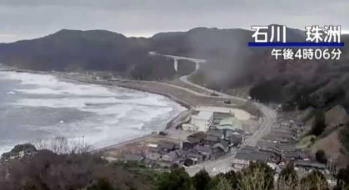 Gempa Jepang. REUTERS