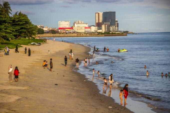 Pantai Melawai di Kaltim