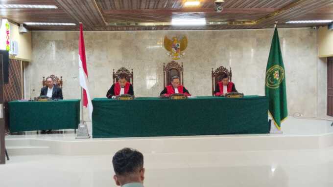 Sidang banding Haryono. AGUS JAYA/KALTENG POS