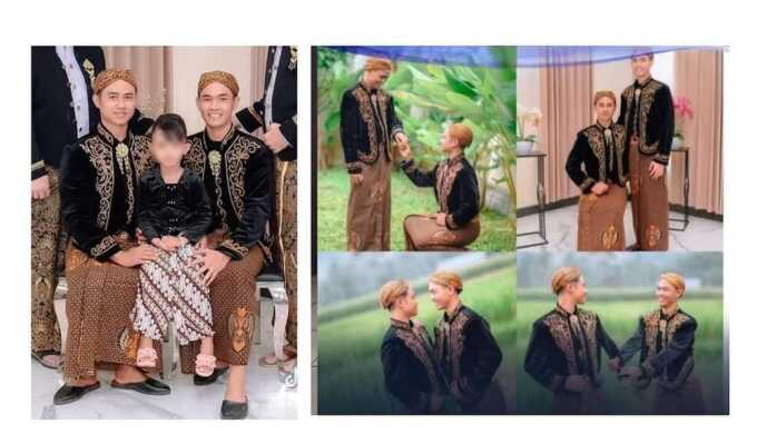 Beredar foto prewed pernikahan sesama jenis.