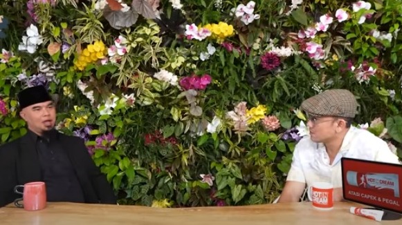 Ahmad Dhani saat hadir di Podcast Denny Sumargo.