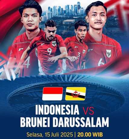 Timnas Indonesia U-23 akan berjumpa Brunei Darussalam U-23 pada matchday perdana Grup A Piala AFF U-23 2025 di Stadion Gelora Bung Karno, Jakarta, Selasa 15 Juli 2025. (Sumber: Instagram @vidiosports)