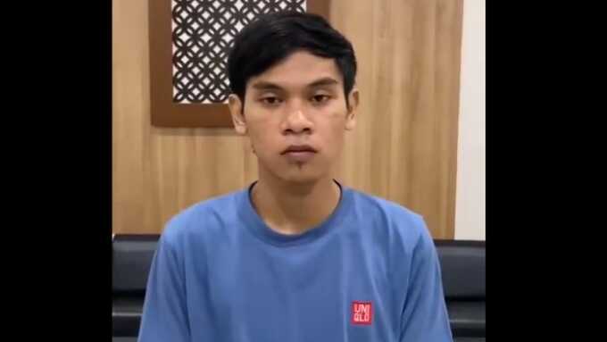 Terduga pelaku penganiayaan drivel ojol minta maaf.