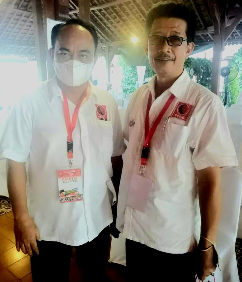 Ketua DPD Projo Provinsi Gorontalo Syamsul  B Umar bersama Ketua umum Projo Budi Arie Setiadi (dok projo)