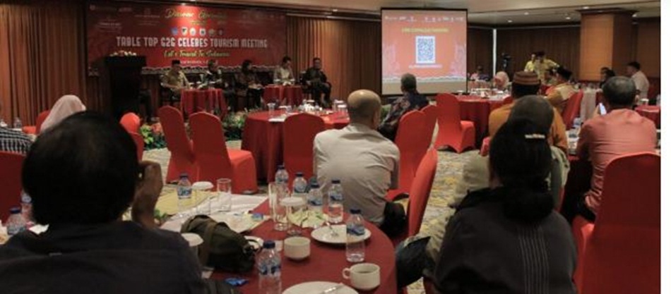Suasana pelaksanaan Tabel Top Tourism Meeting Government to Government yang digelar di Hotel Borobudur Jakarta, Selasa (4/7/2023). (Foto &ndash; Anna Dispar)