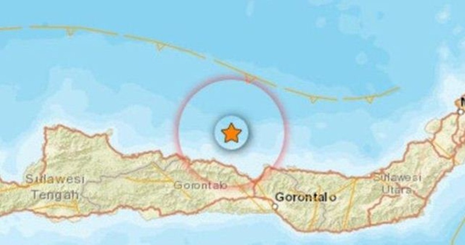 Tiga Kali Gempa Bumi Terjadi di Gorontalo Selasa 25 Juli 2023.Berikuit lokasi dan Kedalaman gempa Gorontalo yang diumumkan BMKG (istimewa)