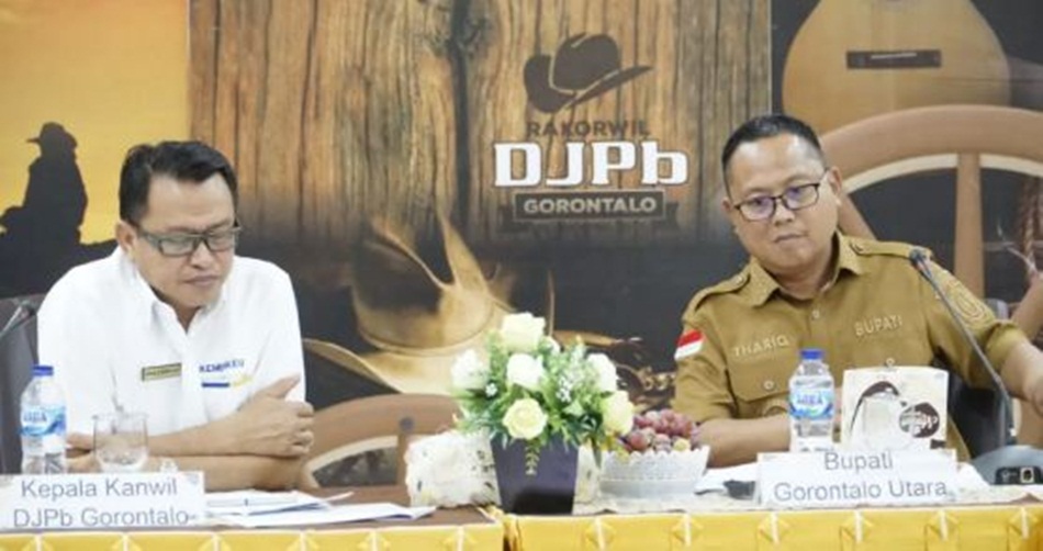 Bupati Tahriq Modanggu Lakukan Audiensi Dengan DJPb bahas masalah keaungan daerah(hms-Kmfo)