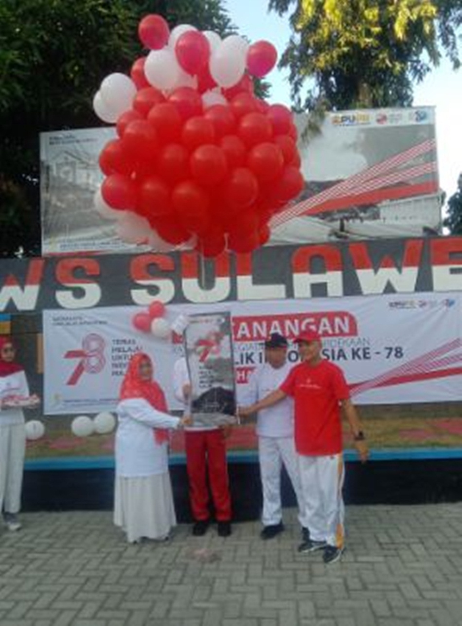 Pembukaan Lomba Porsone yang diikuti utusan kabupaten Kota se Provinsi Gorontal (hms-BWS)