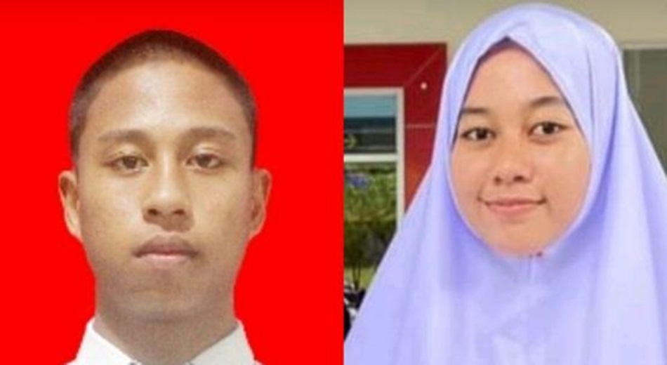 Dicky Wahyudi Akhiri dan Aqila Najwa Tojib perwakilan siswa siswi Provinsi Gorontalo terpilih menjadi Pasukan Pengibar Bendera Pusaka (Paskibraka) Nasional tahun 2023.(istimewa)