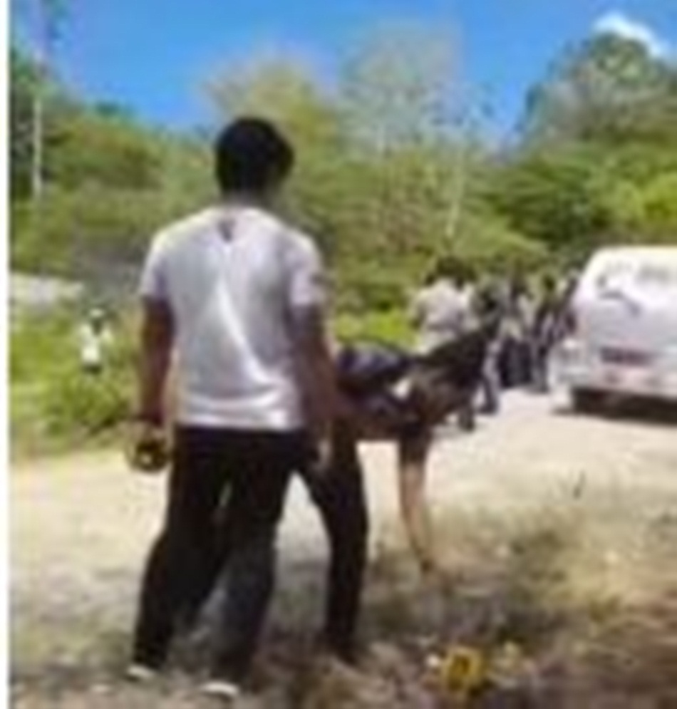 Oleh TKP yang dilakukan Polres Gorontalo atas penemuan mayat bayi (Tangkapan layar)