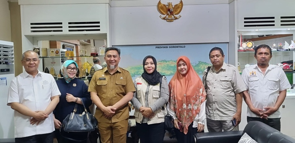 audiensi Panitia dengan pemerintah Provinsi Gorontalo yang diterima Pejabat Sekda Budiyanto Sidiki (dok Kadin)