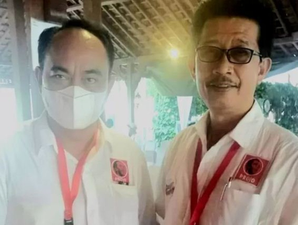 Ketua DPD Projo Provinsi Gorontalo Syamsul  B Umar bersama Ketua umum Projo Budi Arie Setiadi (dok projo)
