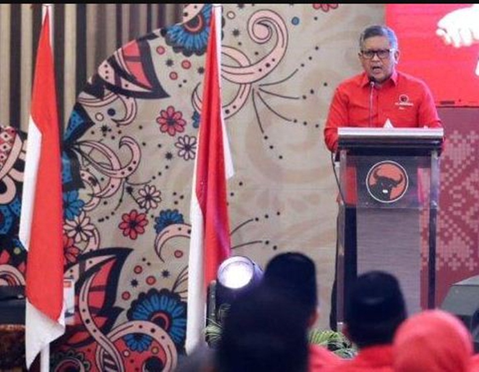 Buka Rakerda PDIP Gorontalo hasto sampaikan pesan Megawati (F:istimewa)