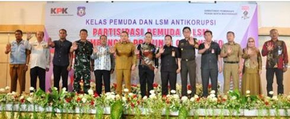Pembukaan Bimbingan Teknis Pemuda dan LSM Antikorupsi oleh KPK yang berlangsung (Foto &ndash; Haris)