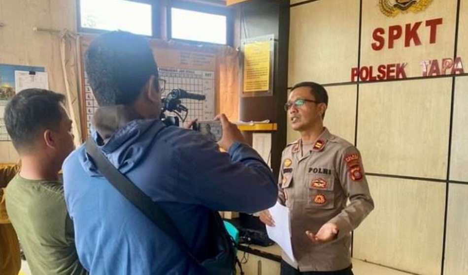 Kapolsek Tapa  Iptu Hartoyo saat dikonfirmasi oleh awak media.(Hms-pol)