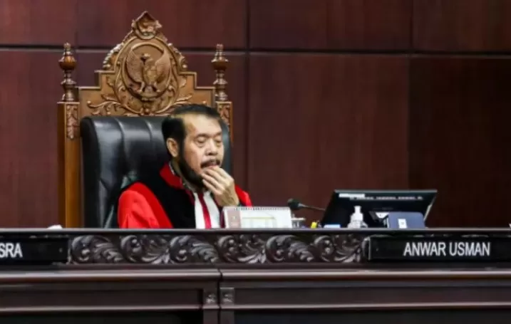 Ketua MK Anwar Usman. (JawaPos.com/Miftahul Hayat)