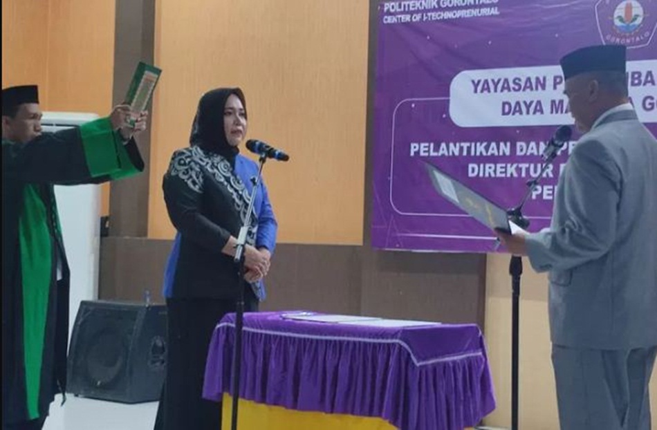 Pelantikan dan Pengambilan Sumpah Jabatan Direktur POLTEKGO periode 2023-2027 (F:Ist)
