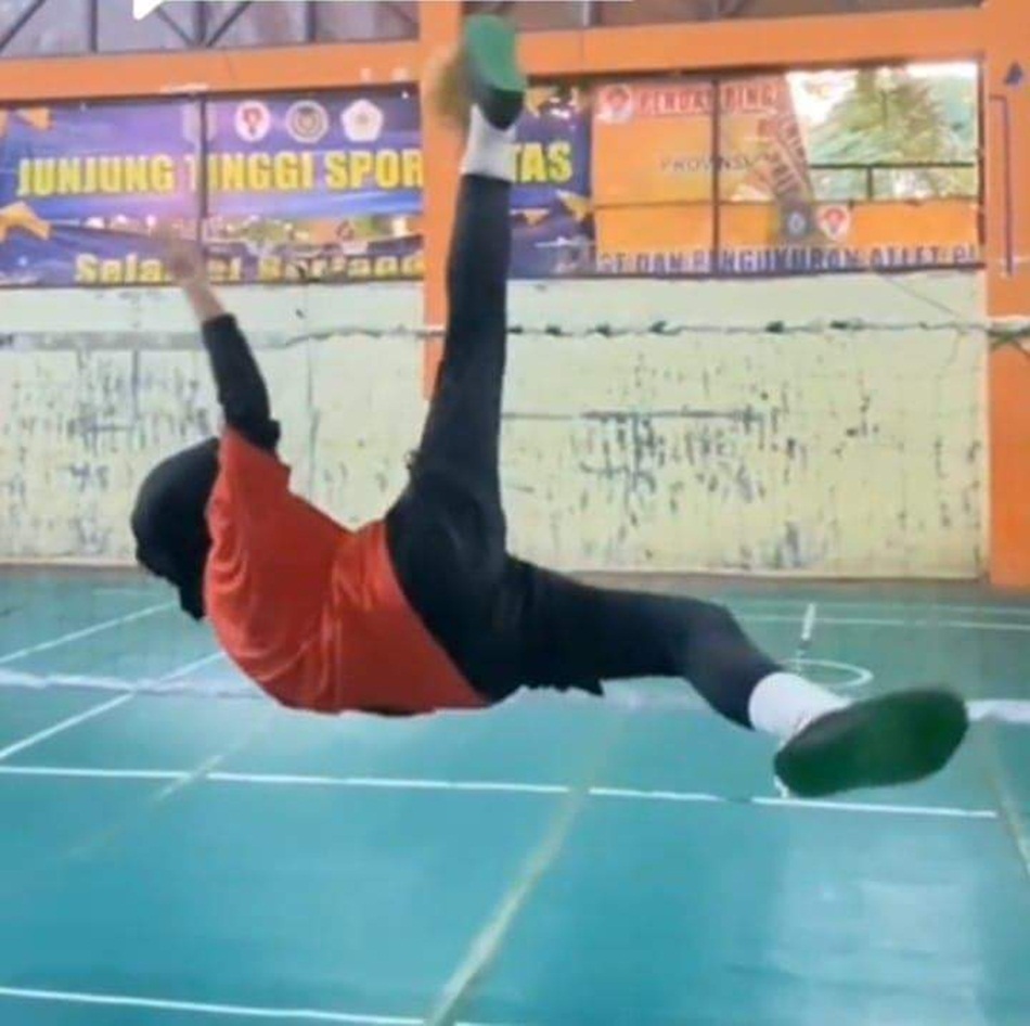 Penampakan Nur ain Lembah asal Molosipat Utara Popbar saat pra PON di Mamuju (F:ist)