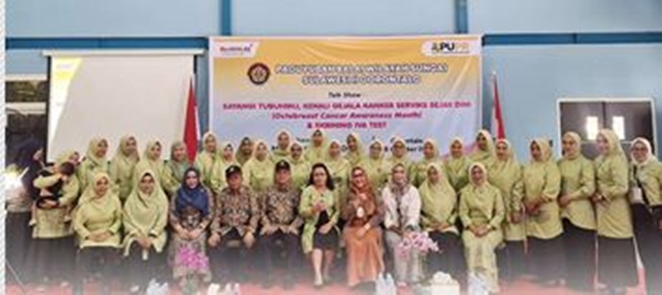 Paguyuban BWS Sulawesi II Gorontalo Kenali Gejala Kanker Serviks Sejak Dini Talk Show & Skrining Iva Test (humas)