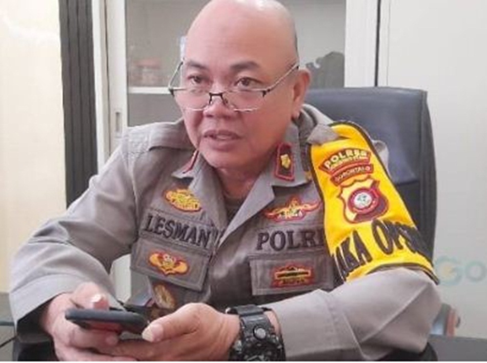 Wakapolres Kompol Lesman Katili (dok hms-pol Gorut)