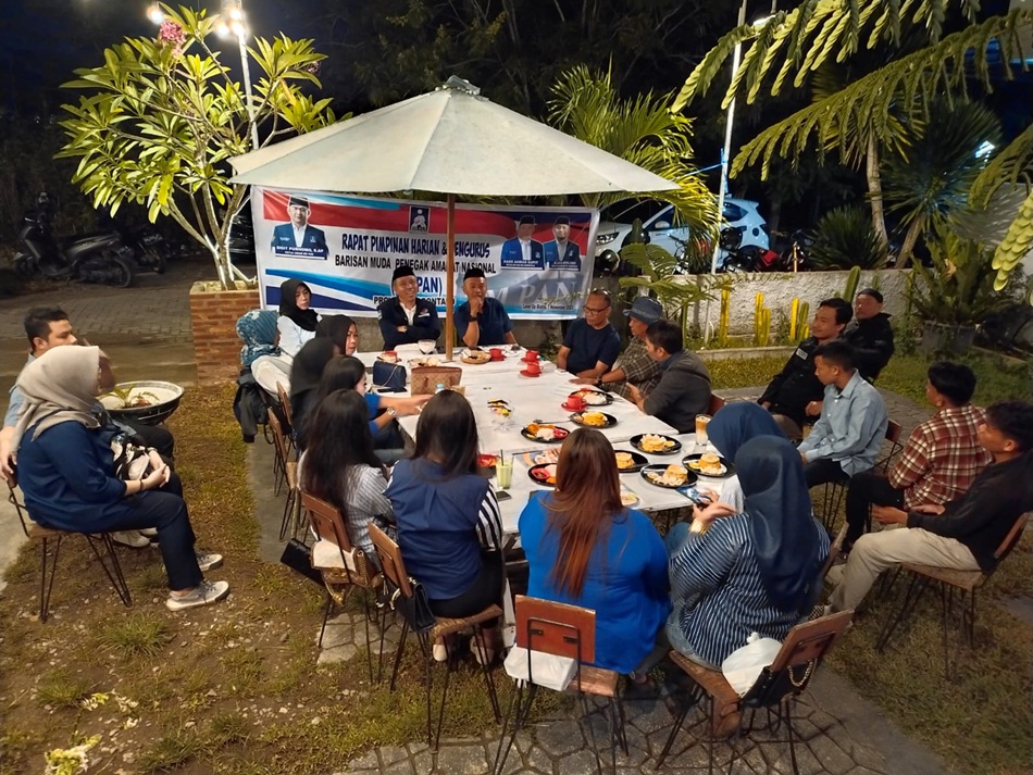 suasana rapat formal jajaran Pinhar DPW BM PAN Provinsi Gorontalo.(Dok BM PAN)