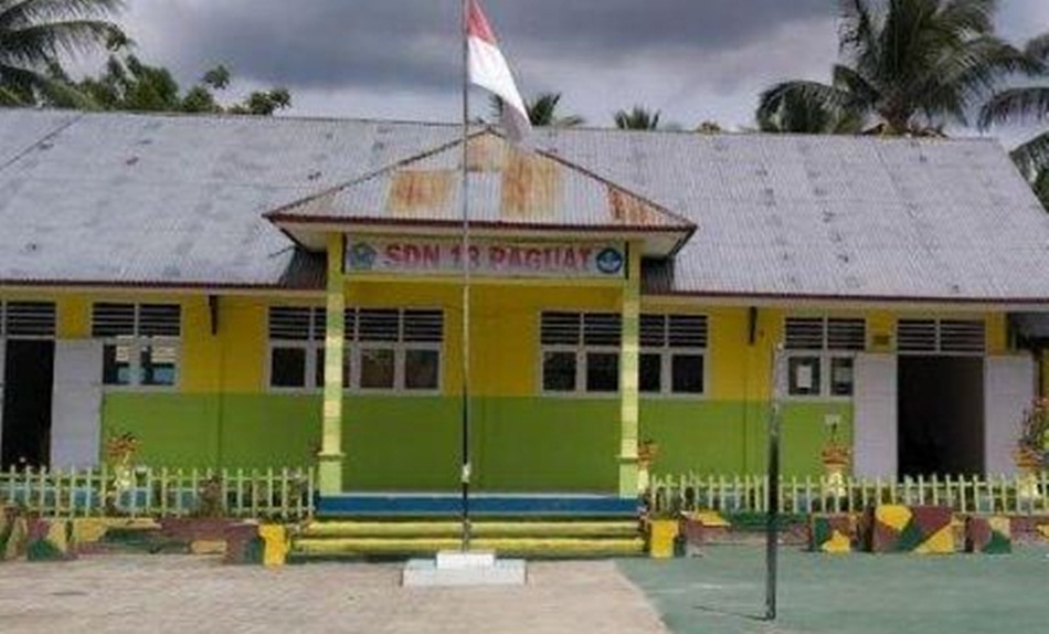 kejadian Orang tua siswa di SDN 13 Paguat, Kabupaten Pohuwato.(F:ist)