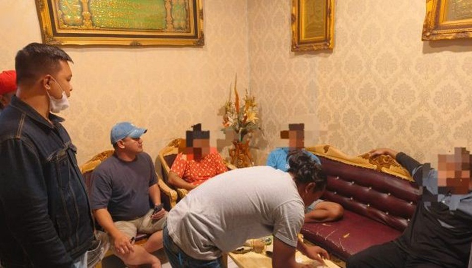 Team Rajawali berhasil mengamankan seorang pelaku judi togel online dengan identitas MK.(F:hms-pol)