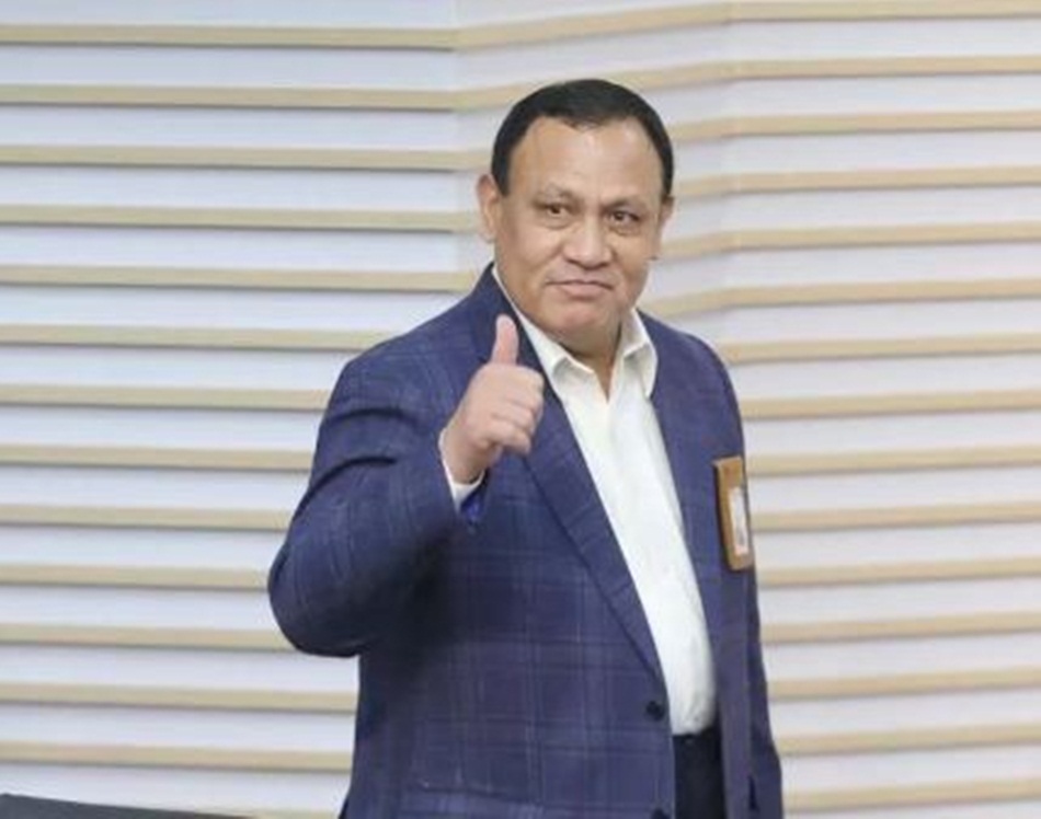 Ketua KPK Firli Bahuri Ditetapkan sebagai tersangka kasus dugaan Pemerasan kepada eks  Mentan SYL (FEDRIK TARIGAN/ JAWA POS)