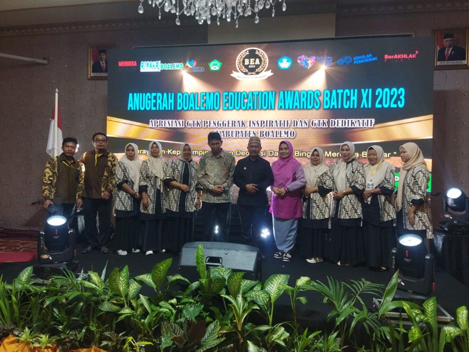 Anugerah Boalemo Education Award Batch XI 2023 bberlangsung semarak (F:hms-Kmfo)