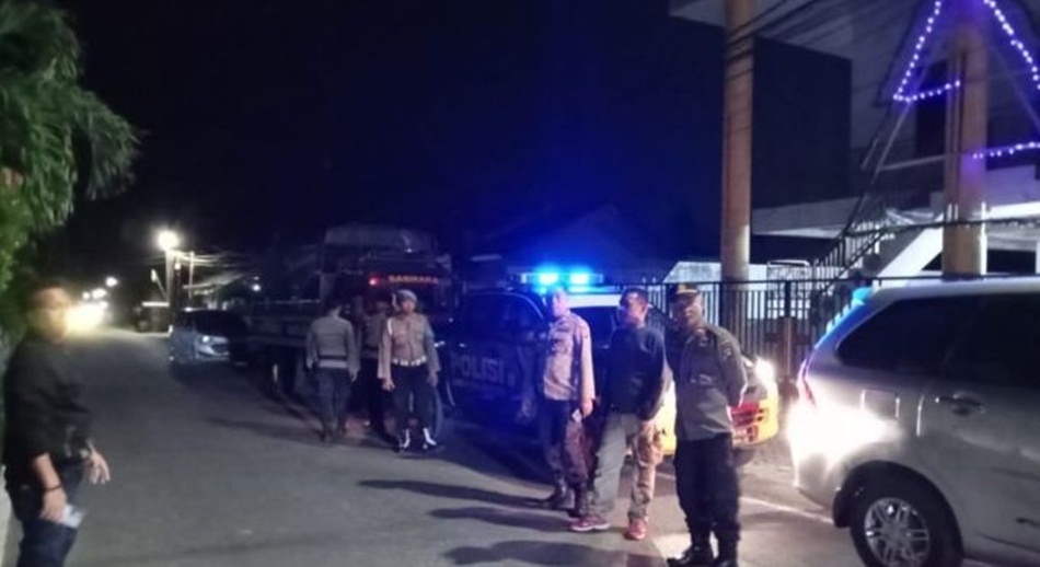 Polres Bone Bolango gelar patroli malam di tempat ibadah (F:hms-pol)