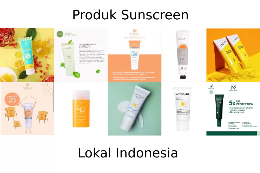 Produk-produk sunscreen lokal Indonesia sebagai pengganti produk yang diboikot (Guide.id)