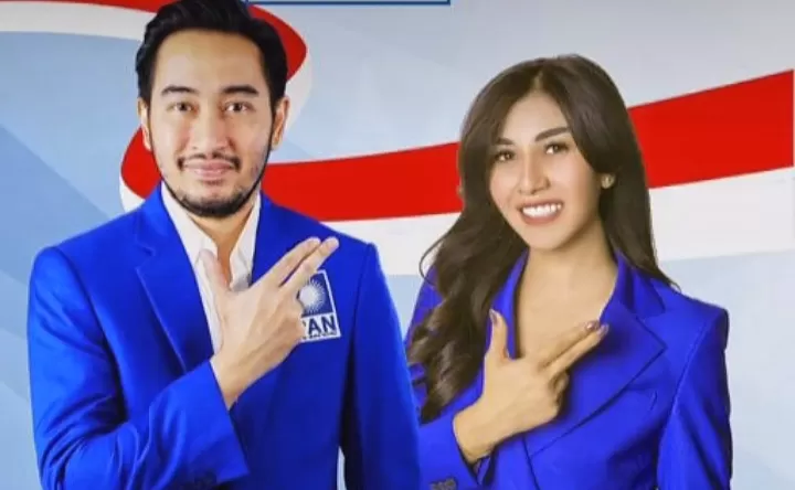 Nisya Ahmad Nyaleg Bareng Jeje. Sumber foto/Instagram @nissyaa