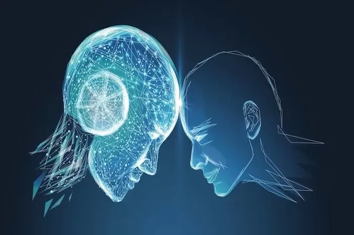 Ilustrasi: Manusia vs AI. (CU Management).